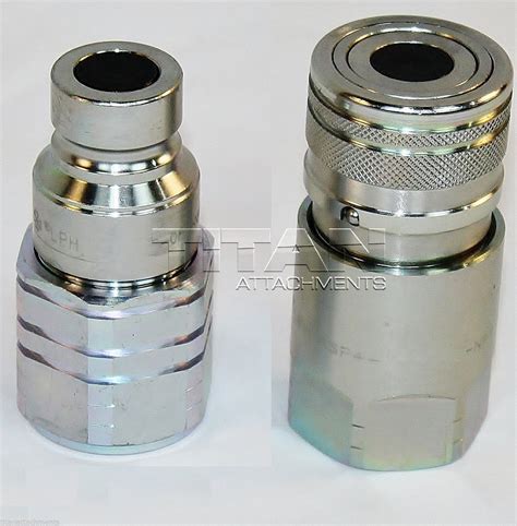 quick coupler for skid steer|1 2 flat face coupler.